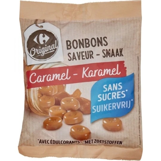 Produit concerné : Si vous êtes allergique aux sulfites, vérifiez ces bonbons au caramel sans sucres vendus chez Carrefour